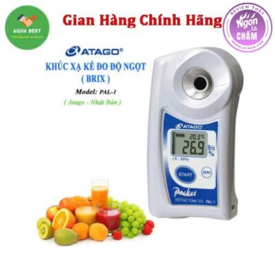 Máy đo độ ngọt Atago PAL-1 chính hãng Nhật Bản dùng cho nước dừa, mật ong và trái cây